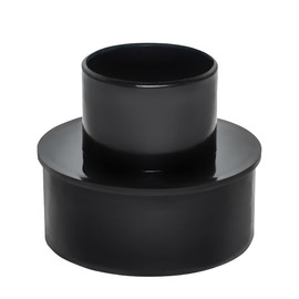 POWERTEC 70104 4 Inch to 2-1/2 Inch Hose Reducer, Dust Collection Fittings for Dryer Vent & Shop Vacuum Connection, 1 Pack