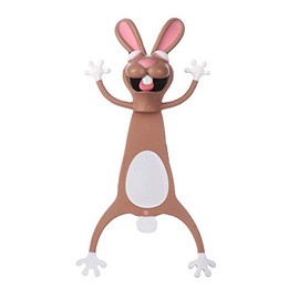 Cartoon Bookmarks, 3D Stereo Wacky Animal Book Mark, Ouch Series, PVC Funny Cute creatived Gifts (Gecko)