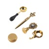 Feather Pen Set European Style British Retro Lacquer Stamp Dipped