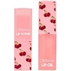Duo de exfoliante y aceite para labios con aroma a