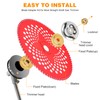 HK 2Pack 10" x80T Carbide Tip Brush Cutter Blades Weed