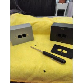 NCE  3D printed stand alone Power Cab box  with CAB Built in face Panel
