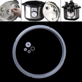 Anillo de sellado de junta de de silicona de 20cm para piezas de olla a presión eléctrica, olla a presión eléctrica de 3-4L para tarros de conservas