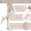 JaGely 3 Pairs Womens Fishnet Hollow Out Knitted Tights Patterned