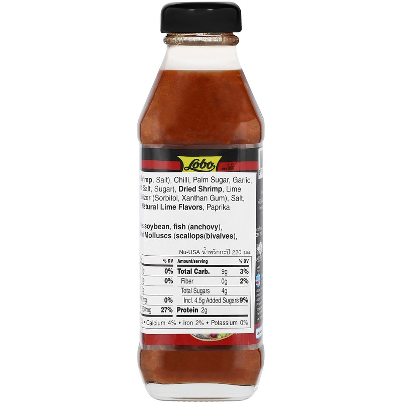 Lobo Spicy Shrimp Paste Sauce (Nam Prik Kapi) 220ml