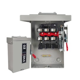 3P 30Amp 240V 3 Wire Heavy Duty Safety Switches，Ac Disconnect Switches Box，Quick Disconnect Safety Switch，Upgrade Power Supply Safety Door Lock