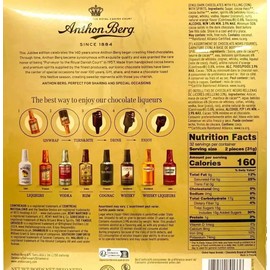 Anthon Berg Dark Chocolate Liqueur Liquor Bottles 64 count 2.2 lbs FRESH2025