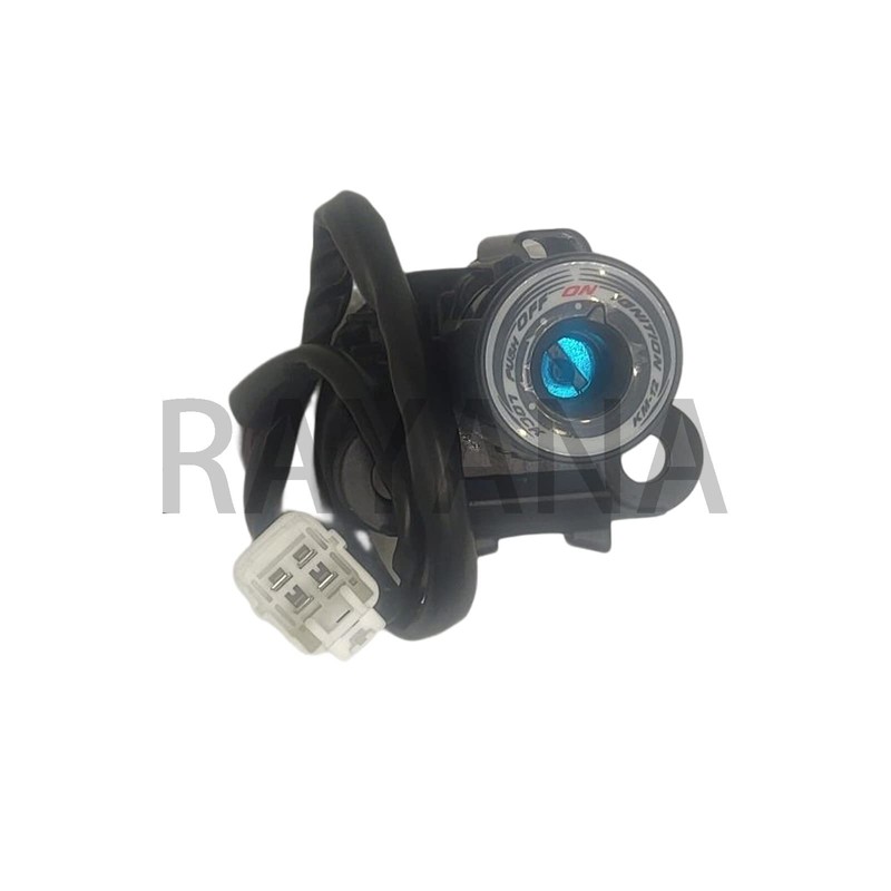 RAYANA Ignition Switch+Gas Fuel Tank Cap+Seat Lock+Keys Compatible for Kawasaki