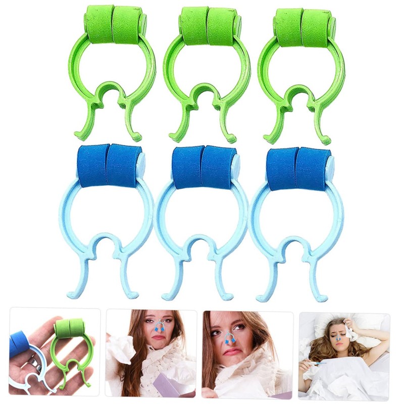 FOMIYES 4sets Nosebleed Stopper Clips Portable Nasal Nose Clips for