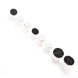 Separador de dedos de los pies, 8 piezas Herramienta de separación de dedos reutilizable lavable Cuidado de la pedicura Separador de dedos de silicona para uñas para enderezar dedos superpuestos(2 #)