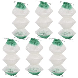 Lnngub 6 Pcs 3-Layer Propane Lantern Mantles Insta-Clip 2#95 Mantles Lantern Mantles Gas Lantern Mantles with 2 Install Clip Accordion Shape Mantles for Gas Lantern Propane Lantern Camping Lantern