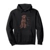 Men's Lab Dad Dog Chocolate Labrador Retriever Lab Pullover Hoodie