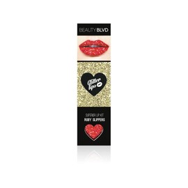 BEAUTYBLVD Glitter Lips, Cruelty Free Lip Kit - Ruby Slippers
