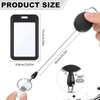 2 Pack Badge Holder Retractable Clip Heavy Duty Reels with