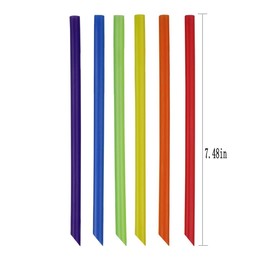 100PCS Colorful Jumbo Smoothie Straws, Bubble Tea Straws, 8.5" Plastic Milkshake Straws for Drinks, Disposable Wide-mouthed Large Straw (100PCS Colorful Jumbo Smoothie Straws)