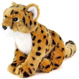 Carolata Cheetah Plush Toy (Child/Realistic Animal Family/Gentle Touch), Realistic Animal Toy, Doll, Gift, Birthday (Double Tested), Christmas, Christmas Gift