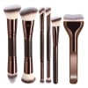 Juego 6 Brochas De Maquillaje Nylon Para Rostro