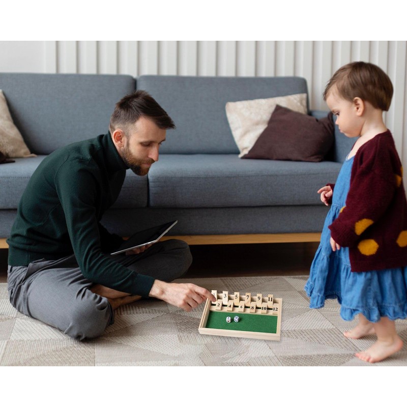 Flero Shut The Box - 2 Players - Dice Game