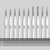 WLOT Fine Detail Brushes with Triangular Handles,10 Miniature Brush for