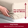 Mellanni Double Fitted Sheet Deep Fit 30 Cm - All