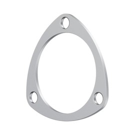 8001 Universal Exhaust Gasket Set of 2 – 2-1/2" Pipe, 2-1/2" Collector Flange, 3-Bolt, 3-1/32" Bolt Spacing Graphite