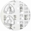 Klingspor PS 18 EK Sanding Disc, Diameter 125 mm, 8
