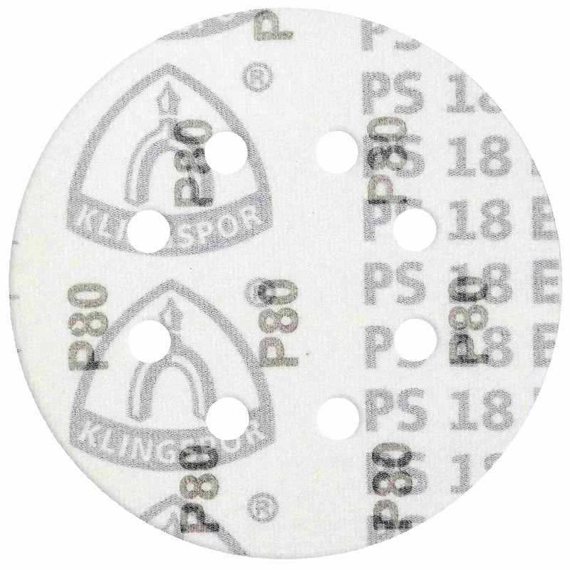 Klingspor PS 18 EK Sanding Disc, Diameter 125 mm, 8