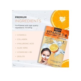 Azure Vitamin C & Collagen Moisturizing Under Eye Pads 5 Pairs Larger Size +
