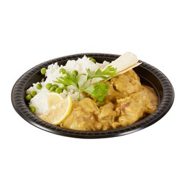 Restaurantware-RW Base 9.1 Inch Microwavable Food Plates, 100 Round Plastic Plates - Disposable, Heavy-Duty, Black Plastic Dinner Plates, Serve Hot And Cold Foods, For Restaurants And Cafes