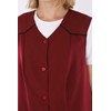 Women's Sleeveless Cooking Apron Apron Button Gown Plain House Dress,