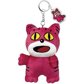SK Japan 16919 Tabekko Animal Nuigurumi Key Ring, Cat Acrylic