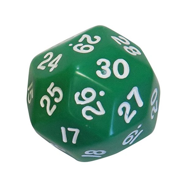 Image Mission Kikamisha KG06479 Dice, 30 Sided Dice, 1.3 inches