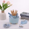 SKYDUE Desk Organizers and Accessories 10Pcs, 360-Degree Rotating Pen Holder,