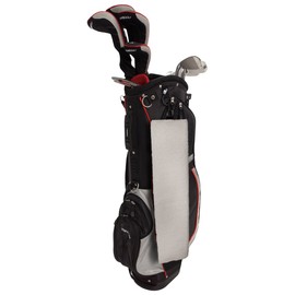 ProActive Sports Plush Microfiber 16” x 22” Tri Fold Golf Towel (White)