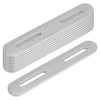 YIDU69Q 10 Pcs 6" Flat Straight Brace, Stainless Steel Adjustable