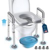 Eosprim Toilet Seat Risers for Seniors Elongated, Raised Toilet Seat