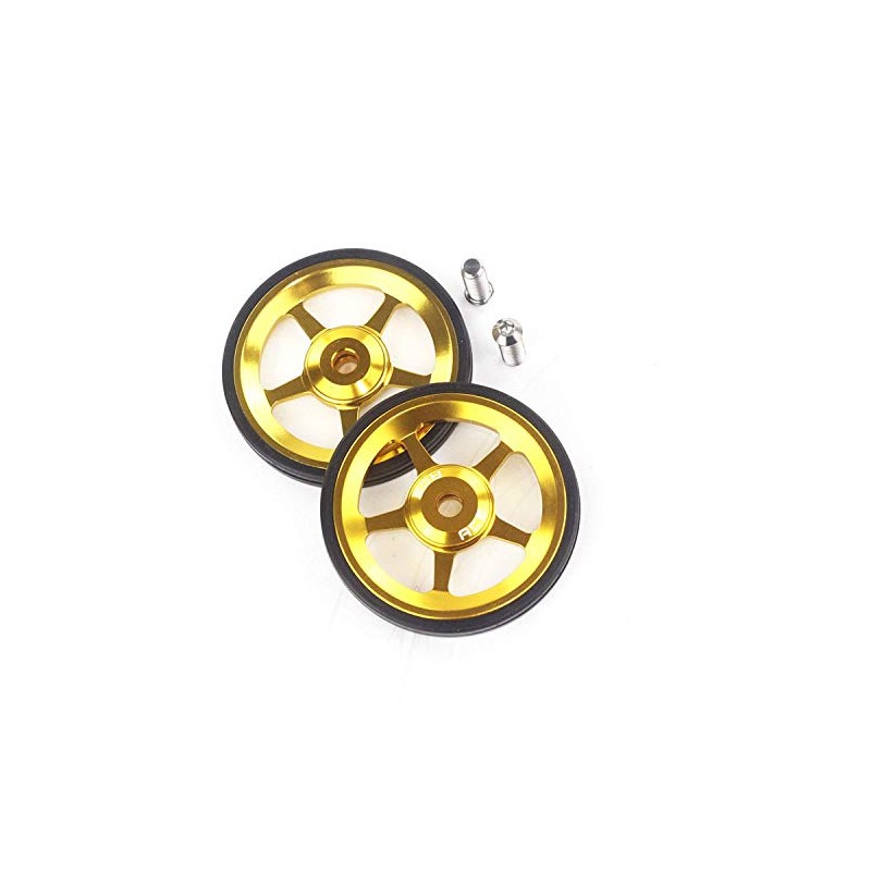 Aceoffix 2pcs ACE Alloy Easy Wheels Easywheel & Titanium Bolts