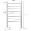 KEG Towel Warmer 8 Bars for Bathroom Freestanding or Wall
