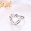 DAOCHONG Sobriety Rings for Women Sterling Silver NA Narcotics Anonymous