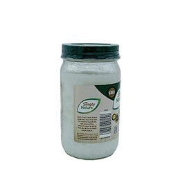 Simply Nature Aceite De Coco Orgánico Sin Refinar, Prensado En Frío, Aceite Virgen 14 Fl Oz
