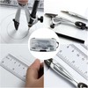 Maths Set, 10pcs Maths Set in Carry Case, Geometry Compasses