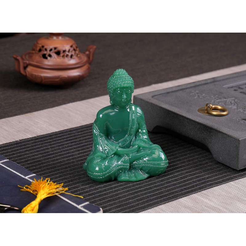 Seyee-bro Meditative Seated Buddha Statue - Thai Sitting Buddha Figurine