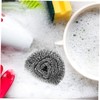 CHILDWEET 6PCS Stainless Steel Pot Scrubbers Reusable Steel Scrubber for