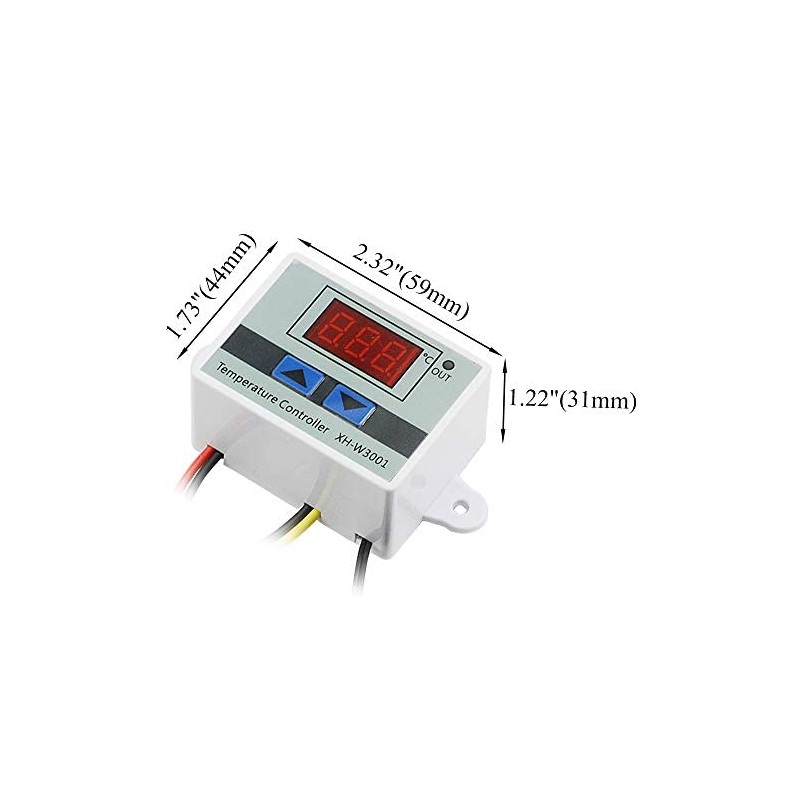 BGTXINGI XH-W3001 DC 12V 10A Microcomputer Digital Temperature Controller Digital