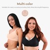 MomWills Nursing Bras for Breastfeeding, Seamless Ultra Comfort Maternity Bra,