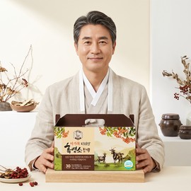 Jeongseongje Rowan Black Goat Extract, Jirisan, Antibiotic-Free, 100% Domestic, 70ML x 30 pouches, 1 box, 70ml / 정성제 마가목 흑염소진액 지리산 무항생제 국내산100% 70ML*30포, 1박스, 70ml