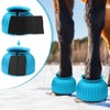 Abbylike 1 Pair Horse Bell Boots Protect Against Hoof Impact