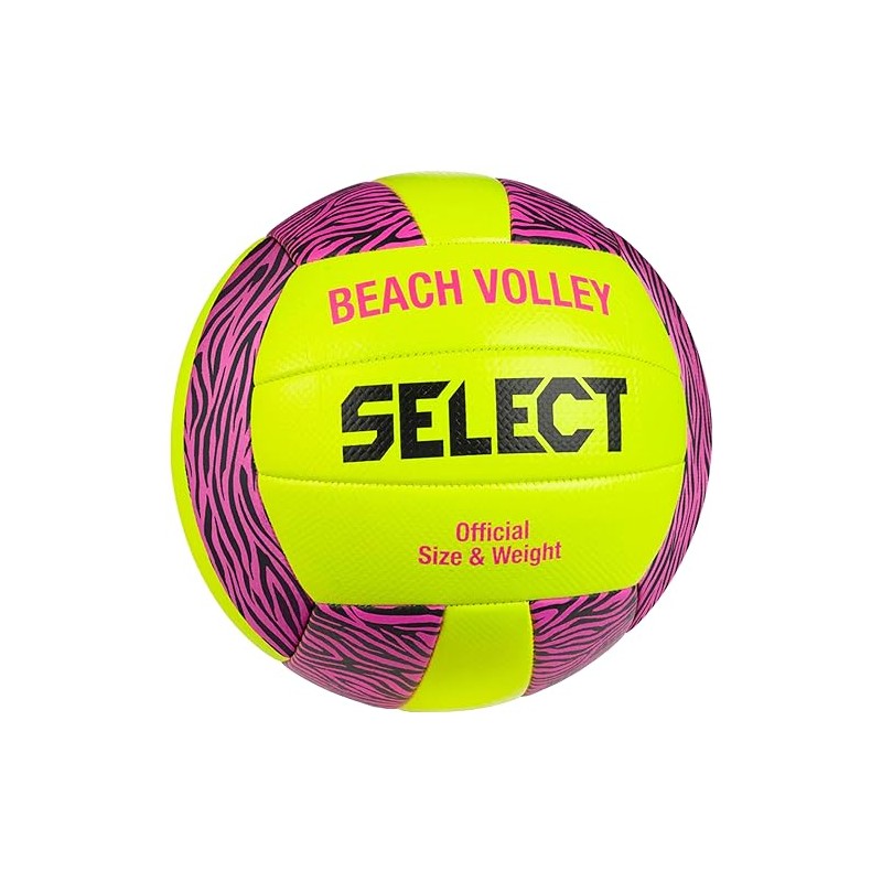 Select Beach Volleyball 595 Yellow/Pink - 5