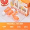 HochoLii Vitamin C Gesichtspflege-Geschenkset 4-teilig – Reise-Set mit Reiniger, Tonic,