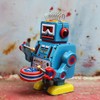Freak Scene Superfreak Robot - Small Robot with Drum -